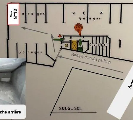 아파트 Un Nid Au Marche A *